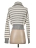 Sage + Stone Stripes Gray White Pullover Sweater Size XS - photo 2