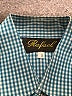 Rafael Checkered-gingham Blue Long Sleeve Button-Down Shirt Size 5 - photo 3