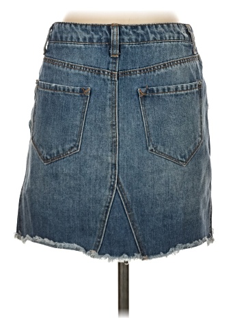 Kensie Denim Skirt (view 2)