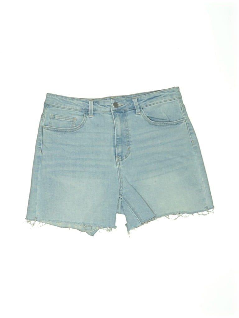 Pre-owned Oat Denim Shorts In Blue