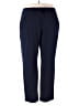 Susan Graver Solid Blue Casual Pants Size XL - photo 1