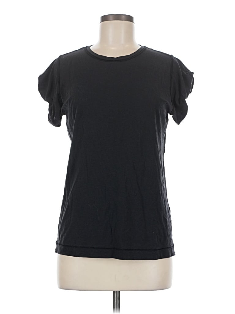 Pre-owned Lululemon Athletica Short Sleeve T-shirt In Black