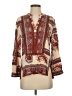 Tiny 100% Rayon Brown 3/4 Sleeve Blouse Size S - photo 1