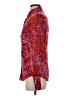 Free People 100% Polyester Animal Print Red Long Sleeve Blouse Size S - photo 5