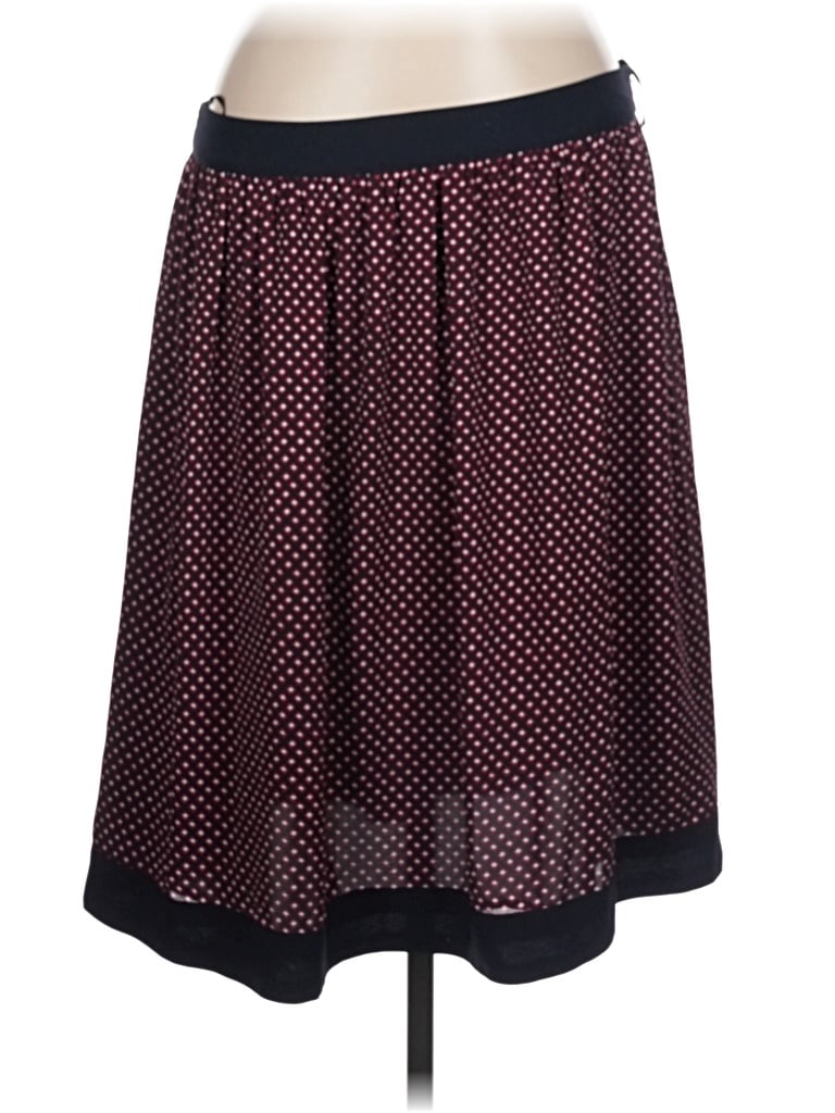 Pre-owned Coldwater Creek Casual Skirt In Burgundy