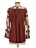 Tiny 100% Rayon Brown 3/4 Sleeve Blouse Size S - photo 2