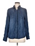 Blossom Blue Long Sleeve Button-Down Shirt Size Med (2) - photo 1