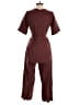 Roolee Stripes Burgundy Jumpsuit Size S - photo 2