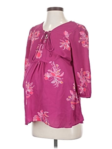 A Pea in the Pod 3/4 Sleeve Blouse (view 1)
