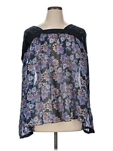 Sundance Long Sleeve Silk Top (view 1)