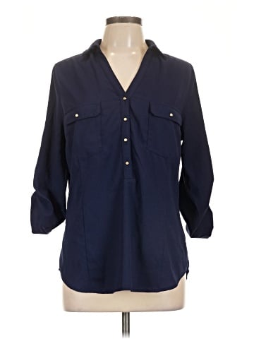 Skies Are Blue 3/4 Sleeve Blouse (view 1)