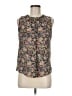 Ann Taylor LOFT 100% Rayon Blue Sleeveless Blouse Size M (petite) - photo 1