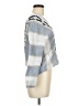 Shein 100% Acrylic Chevron-herringbone Silver Pullover Sweater Size M - photo 4