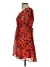 Pins and Needles 100% Polyester Paisley Orange Cocktail Dress Size L - photo 5
