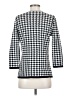Allison Daley Houndstooth Silver Pullover Sweater Size S - photo 2