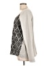 French Laundry Paisley Silver Pullover Sweater Size L - photo 5