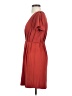 Unbranded Solid Red Casual Dress Size 3 - photo 5