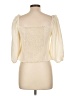 J.ING 100% Polyester Ivory 3/4 Sleeve Blouse Size L - photo 2