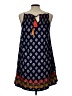THML 100% Rayon Paisley Blue Casual Dress Size L - photo 2
