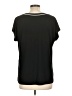 Daisy Fuentes Black Short Sleeve Blouse Size L - photo 2