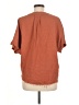 Assorted Brands 100% Cotton Brown Short Sleeve Blouse Size S - photo 2