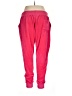 White Mark Solid Pink Casual Pants Size 1X - photo 2