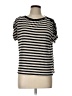 Lavish 100% Polyester Black Short Sleeve Top Size L - photo 1