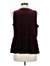 Mud Pie Burgundy Sleeveless Blouse Size M - photo 2