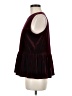 Mud Pie Burgundy Sleeveless Blouse Size M - photo 5