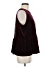 Mud Pie Burgundy Sleeveless Blouse Size M - photo 4