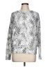 retrology Animal Print Silver Pullover Sweater Size L - photo 1