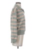 Be Cool Stripes Gray Pullover Sweater Size S - photo 4