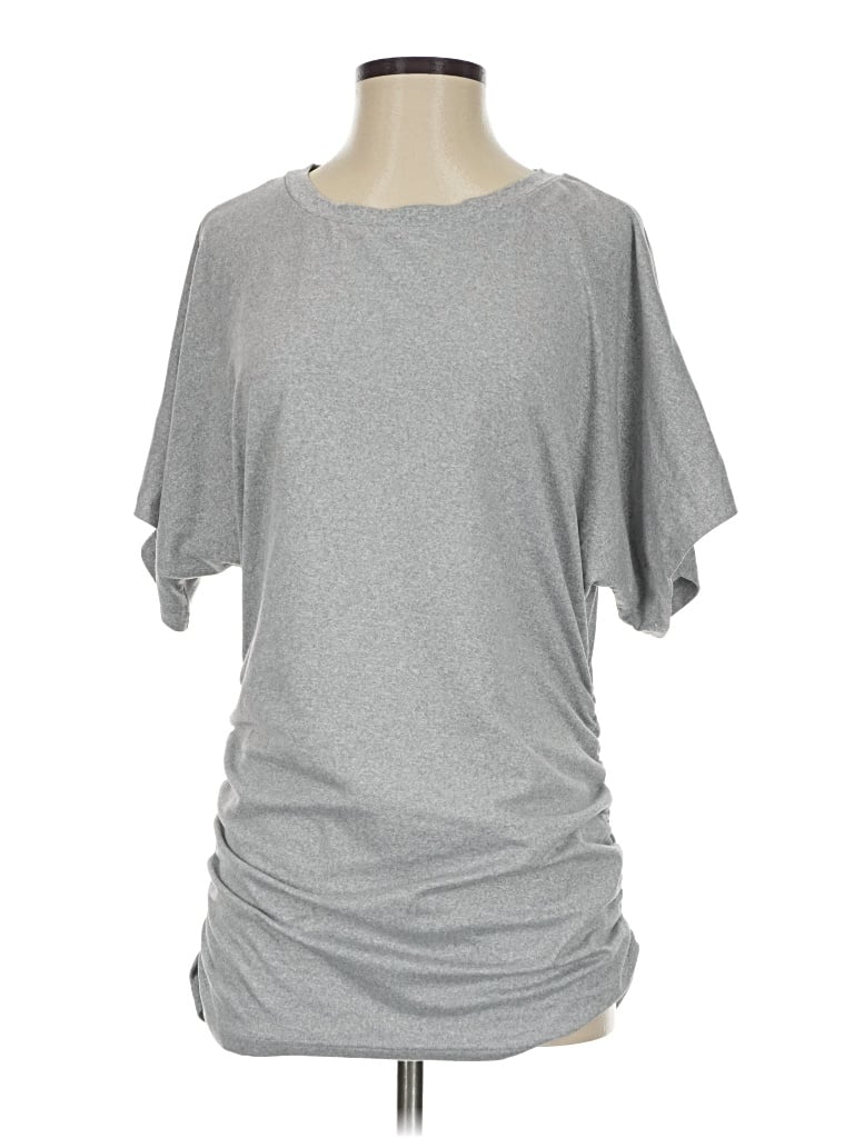 Pre-owned Ekouaer Short Sleeve T-shirt In Gray