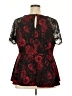 Torrid Black Short Sleeve Blouse Size 2X Plus (2) - photo 2