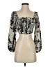 Urban Outfitters Silver 3/4 Sleeve Blouse Size XS - photo 1