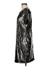Pink Martini 100% Polyester Metallic Silver Cocktail Dress Size M - photo 5