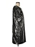 Pink Martini 100% Polyester Metallic Silver Cocktail Dress Size M - photo 4