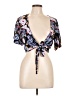 Supre Black Short Sleeve Blouse Size 10 - photo 1
