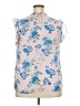 Alice Blue 100% Polyester Blue Sleeveless Blouse Size XXL - photo 2