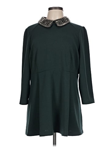 Melissa McCarthy Seven7 Short Sleeve Turtleneck (view 1)