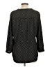 Vince Camuto 100% Polyester Polka Dots Black 3/4 Sleeve Blouse Size L - photo 2