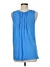 Elle 100% Rayon Blue Sleeveless Blouse Size M - photo 2