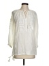 Samson 100% Cotton Ivory 3/4 Sleeve Blouse Size S - photo 1