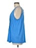 Elle 100% Rayon Blue Sleeveless Blouse Size M - photo 5