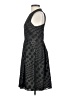 Hunter Dixon 100% Polyester Polka Dots Gray Cocktail Dress Size 0 - photo 5