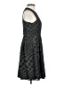 Hunter Dixon 100% Polyester Polka Dots Gray Cocktail Dress Size 0 - photo 4