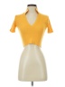 Zara Yellow Short Sleeve Top Size S - photo 1