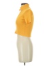 Zara Yellow Short Sleeve Top Size S - photo 5