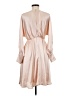 Sugar Lips 100% Polyester Tan Cocktail Dress Size M - photo 2