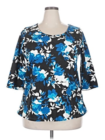 Jessica London 3/4 Sleeve T-Shirt (view 1)